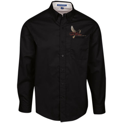 Tri-Cities Funeral Home TLS608 Port Authority Tall LS Dress Shirt