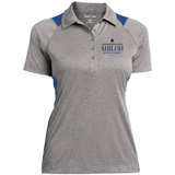 Shiloh Baptist Church LST665 Sport-Tek Ladies' Heather Moisture Wicking Polo