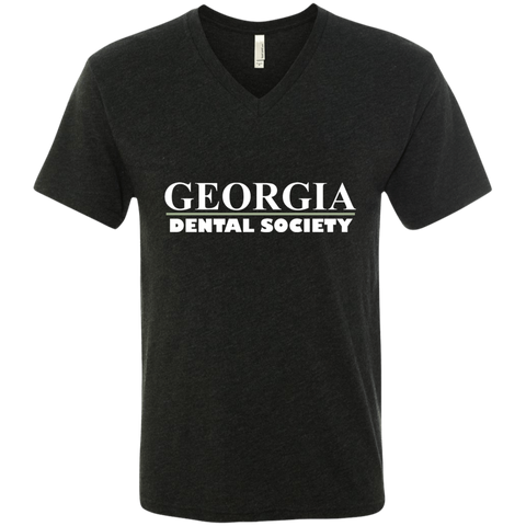 Georgia Dental Society (GDS) NL6040 Next Level Men's Triblend V-Neck T-Shirt