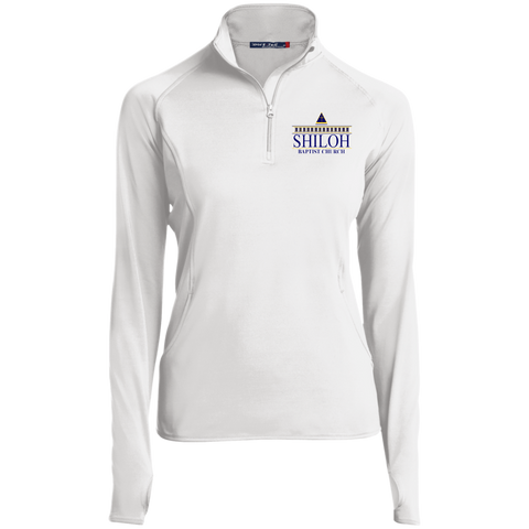 Shiloh Baptist Church LST850 Sport-Tek Women's 1/2 Zip Performance Pullover
