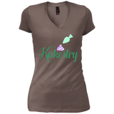 Kakestry DT4501 District Junior's Vintage Wash V-Neck T-Shirt