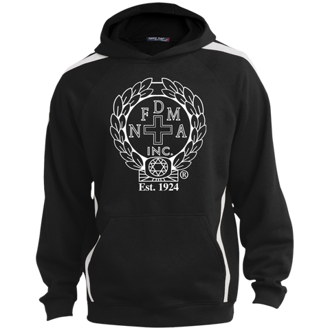 NFD&MA YST265 Sport-Tek Youth Sleeve Stripe Hooded Pullover