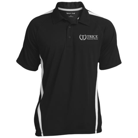 Trice Funeral Home ST685 Sport-Tek Men's Colorblock 3-Button Polo