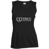 Trice Funeral Home LST352 Sport-Tek Ladies' Sleeveless Moisture Absorbing V-Neck