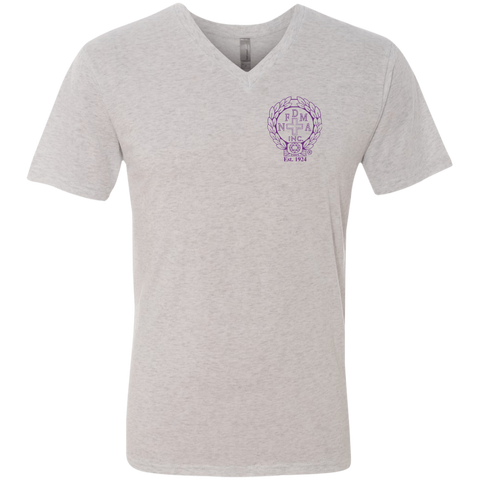 NFD&MA NL6040 Next Level Men's Triblend V-Neck T-Shirt