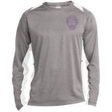 NFD&MA ST361LS Sport-Tek LS Heather Colorblock Poly T-Shirt