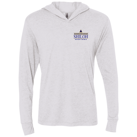 Shiloh Baptist Church NL6021 Next Level Unisex Triblend LS Hooded T-Shirt