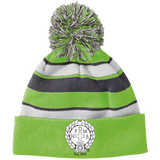 NFD&MA 223835 Holloway Striped Beanie with Pom