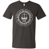 Gate City Bar 982 Anvil Men's Printed V-Neck T-Shirt