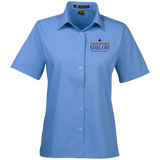 Shiloh Baptist Church M545W Harriton Ladies' Snap Closure Short-Sleeve Shirt