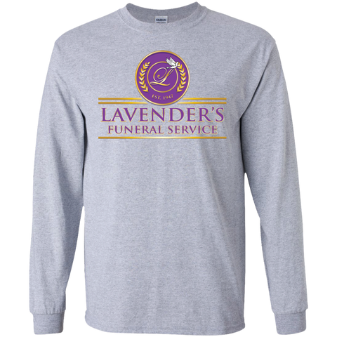 Lavenders Funeral Service G240 Gildan LS Ultra Cotton T-Shirt