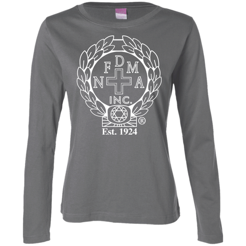NFD&MA 3588 LAT Ladies' LS Cotton T-Shirt