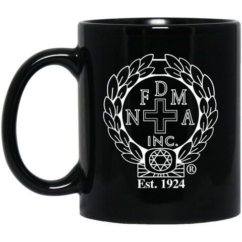 NFD&MA BM11OZ 11 oz. Black Mug