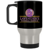 Lavenders Funeral Service XP8400S Silver Stainless Travel Mug