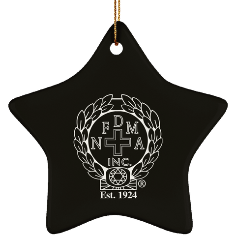 NFD&MA SUBORNS Ceramic Star Ornament