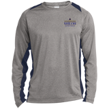 Shiloh Baptist Church ST361LS Sport-Tek LS Heather Colorblock Poly T-Shirt