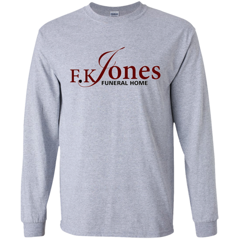 FK Jones Funeral Home G240 Gildan LS Ultra Cotton T-Shirt