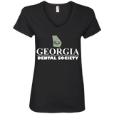 Georgia Dental Society (GDS) 88VL Anvil Ladies' V-Neck T-Shirt