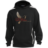 Tri-Cities Funeral Home ST265 Sport-Tek Sleeve Stripe Sweatshirt with Jersey Lined Hood