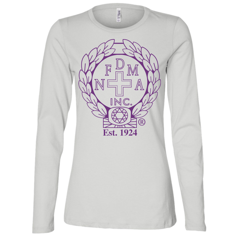 NFD&MA B6450 Bella + Canvas Ladies' Jersey LS Missy Fit