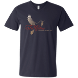 Tri-Cities Funeral Home 982 Anvil Men's Printed V-Neck T-Shirt