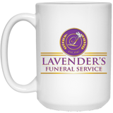 Lavenders Funeral Service 21504 15 oz. White Mug