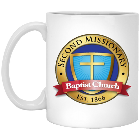 Second Missionary Baptist Church XP8434 11 oz. White Mug