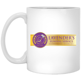 Lavenders Funeral Service XP8434 11 oz. White Mug