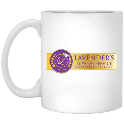 Lavenders Funeral Service XP8434 11 oz. White Mug