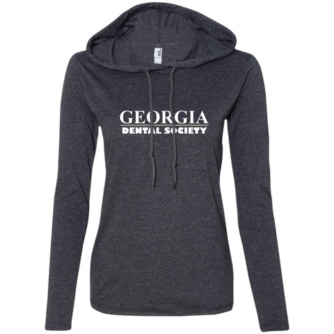 Georgia Dental Society (GDS) 887L Anvil Ladies' LS T-Shirt Hoodie