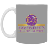 Lavenders Funeral Service XP8434 11 oz. White Mug
