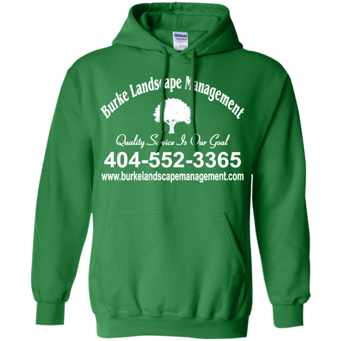 Burke Landscape Management G185 Gildan Pullover Hoodie 8 oz.