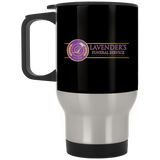 Lavenders Funeral Service XP8400S Silver Stainless Travel Mug