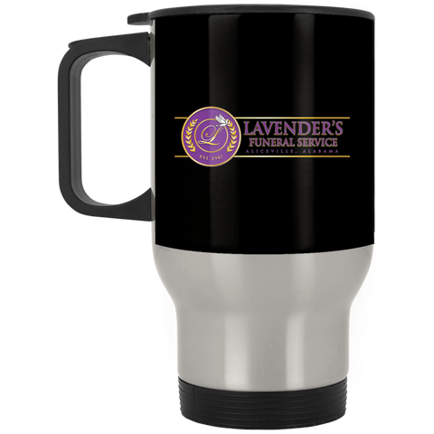 Lavenders Funeral Service XP8400S Silver Stainless Travel Mug