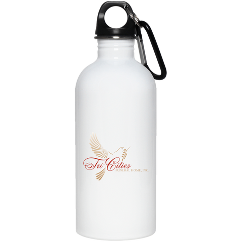 Tri-Cities Funeral Home 23663 20 oz. Stainless Steel Water Bottle