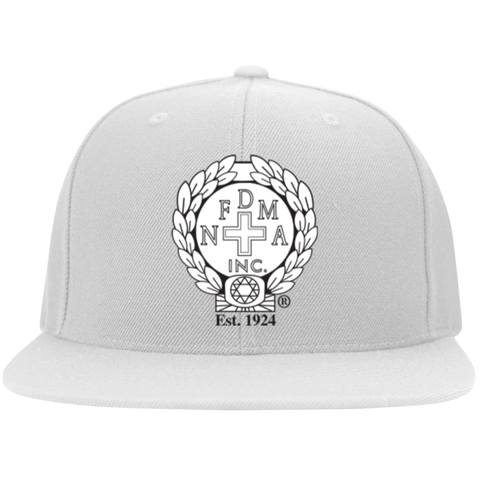 NFD&MA 6297F Yupoong Flat Bill Twill Flexfit Cap
