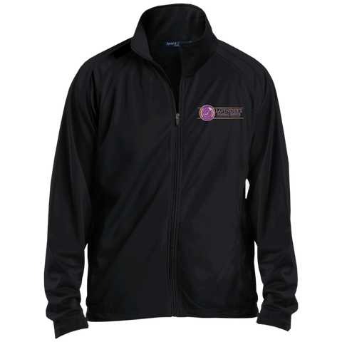 Lavenders Funeral Service JST90 Sport-Tek Men's Raglan Sleeve Warmup Jacket