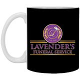 Lavenders Funeral Service XP8434 11 oz. White Mug