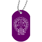 NFD&MA UN5588 White Dog Tag