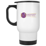 Lavenders Funeral Service XP8400W White Travel Mug