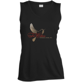 Tri-Cities Funeral Home LST352 Sport-Tek Ladies' Sleeveless Moisture Absorbing V-Neck