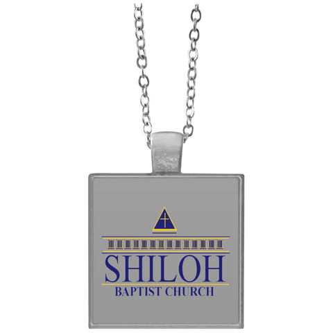 Shiloh Baptist Church UN4684 Square Necklace