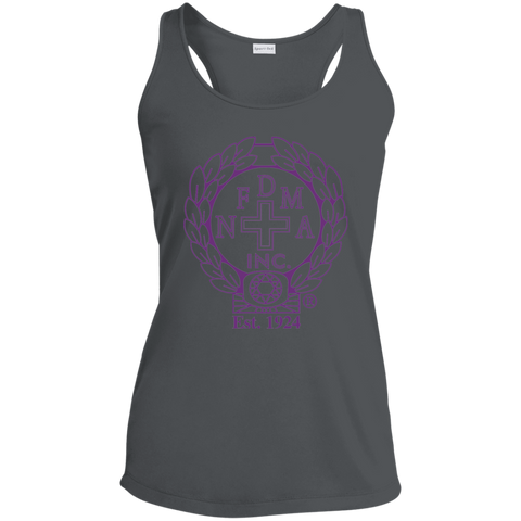 NFD&MA LST356 Sport-Tek Ladies Racerback Moisture Wicking Tank