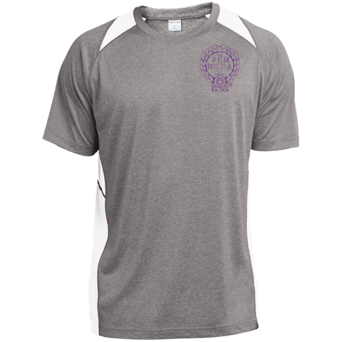 NFD&MA ST361 Sport-Tek Heather Colorblock Poly T-Shirt