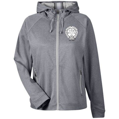 NFD&MA TT38W Team 365 Ladies' Heather Performance Hooded Jacket