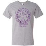 NFD&MA 982 Anvil Men's Printed V-Neck T-Shirt