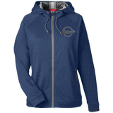 TT38W Team 365 Ladies' Heather Performance Hooded Jacket