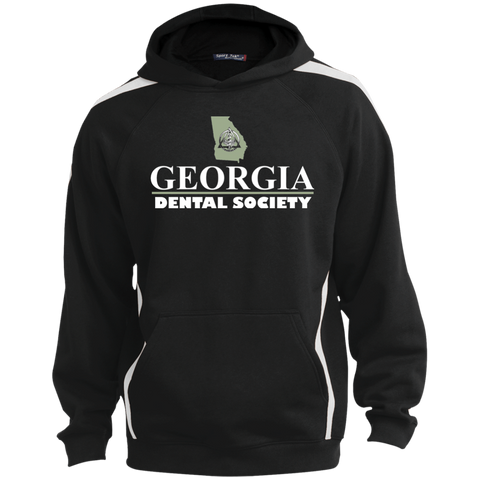 Georgia Dental Society (GDS) ST265 Sport-Tek Sleeve Stripe Sweatshirt with Jersey Lined Hood