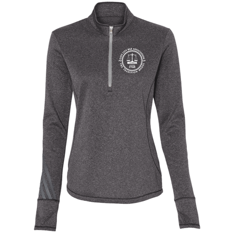Gate City Bar Association A275 Adidas Ladies' Terry Heather 1/4 Zip
