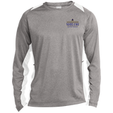 Shiloh Baptist Church ST361LS Sport-Tek LS Heather Colorblock Poly T-Shirt